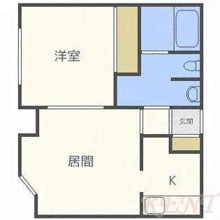 プランドール西町【2階】の間取り