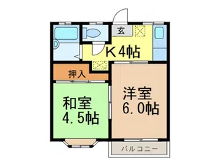 ホワイトコ-ト駒込【1階】の間取り