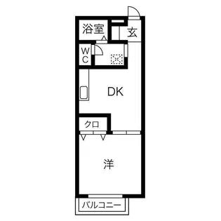 アイハイツ【1階】の間取り