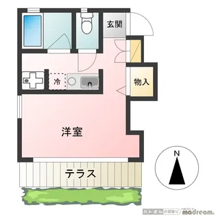 プリマベーラ東町【1階】の間取り