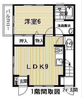 コーポ泉【1階】の間取り