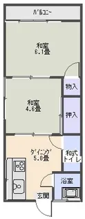 コーポ細田【2階】の間取り