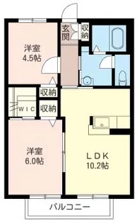アルカディア【1階】の間取り