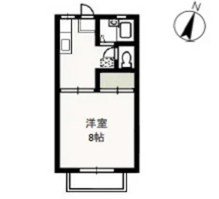 メゾンソレイユ【2階】の間取り