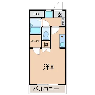 グラシアス・カザマ【3階】の間取り