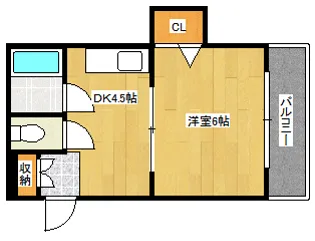塩本ビル【2階】の間取り