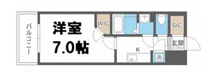エスリード九条スタシオン【10階】の間取り