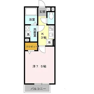 エスポワール【1階】の間取り