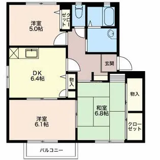 フォーレス安曇野 C セ【2階】の間取り