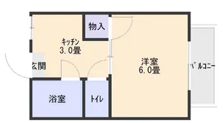 エトワール黒岩【2階】の間取り