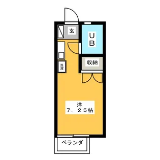 カサ・デ・フロール【2階】の間取り