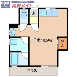 上村様共同住宅【1階】の間取り