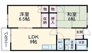 ハイツ篠崎I【2階】の間取り