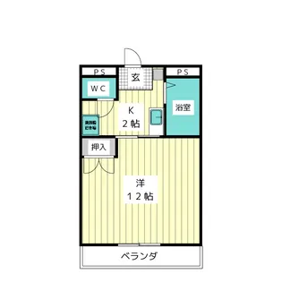 グロリア藤見が丘【4階】の間取り