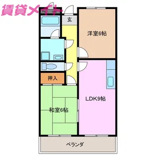 ファンタジア【3階】の間取り