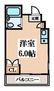 コーポタナベ【2階】の間取り
