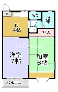 ひより台インプスB棟【2階】の間取り