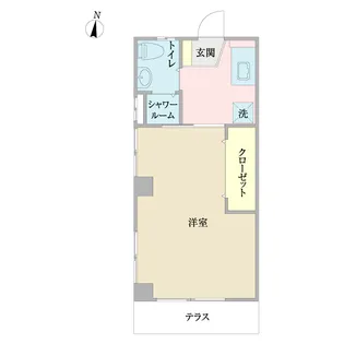 メゾン富士【1階】の間取り