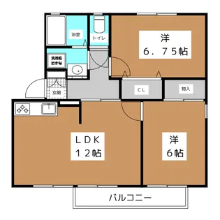 メゾン・ド・M A【1階】の間取り