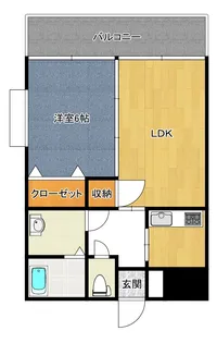 ピソ子飼【7階】の間取り