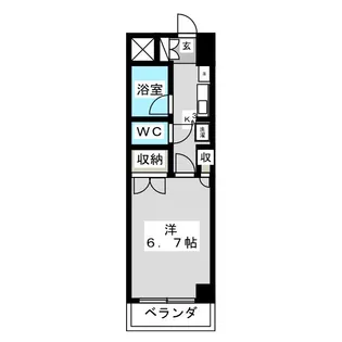 エトワール青森第1【4階】の間取り