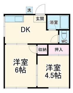 杏林荘【1階】の間取り