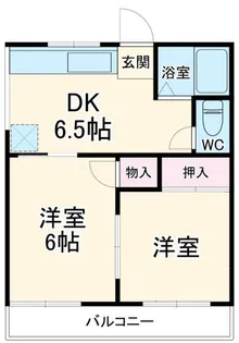 コトブキハイツ2号棟【2階】の間取り