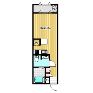 ハウス中屋【1階】の間取り