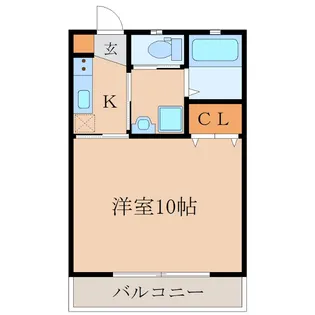 ハピネス21【1階】の間取り