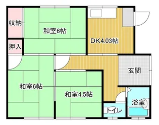 愛媛県新居浜市庄内町4【一戸建】の間取り