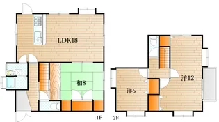 山口県下関市後田町3【一戸建】の間取り