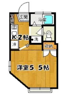 ウェル国立【1階】の間取り