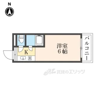 ジュネス新大宮【4階】の間取り