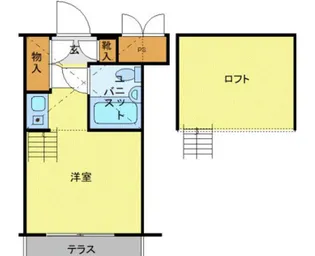 ハローレジデンス西葛西【1階】の間取り