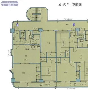 ローセンボー【5階】の間取り