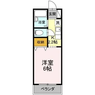 東京都府中市西府町3【アパート】の間取り