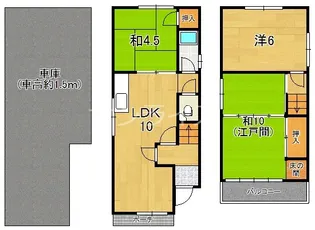 大阪府大阪市鶴見区今津中2【一戸建】の間取り