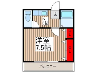 フレンドシップ狭山ヶ丘【1階】の間取り