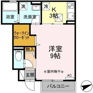 コーポ・マルマサ III【1階】の間取り