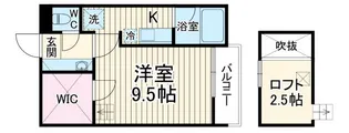 セザンヌ中央通【1階】の間取り