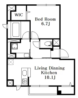 東京都中野区中央3【マンション】の間取り