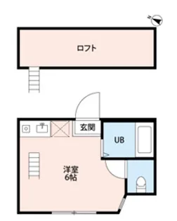 ベラカーサ横浜【1階】の間取り