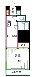 東京都中野区東中野3【マンション】の間取り