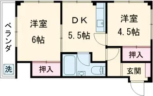 旭町マンション【2階】の間取り