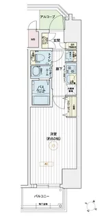 愛知県名古屋市中村区中村町字大島【マンション】の間取り