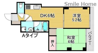 エトワールミサキ【2階】の間取り