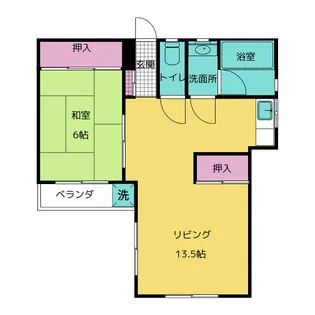 杉ビル東館【3階】の間取り