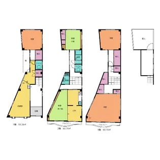 愛知県名古屋市北区楠味鋺5【一戸建】の間取り