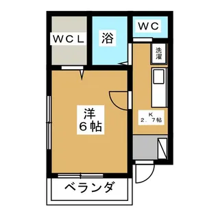 アイセーハイム【1階】の間取り