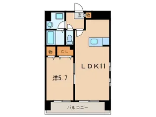 グレイス千代田【1階】の間取り